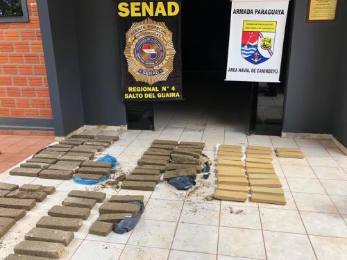 Patrulla fluvial incautó cargamento de marihuana en Puerto Tigre